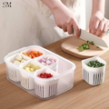 6X PORTIONS REFRIGERATOR STORAGE BOX