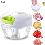 MANUAL PULL-STRING VEGETABLE CHOPPER – MULTI-FUNCTIONAL HAND FOOD PROCESSOR