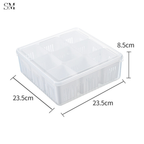 6X PORTIONS REFRIGERATOR STORAGE BOX