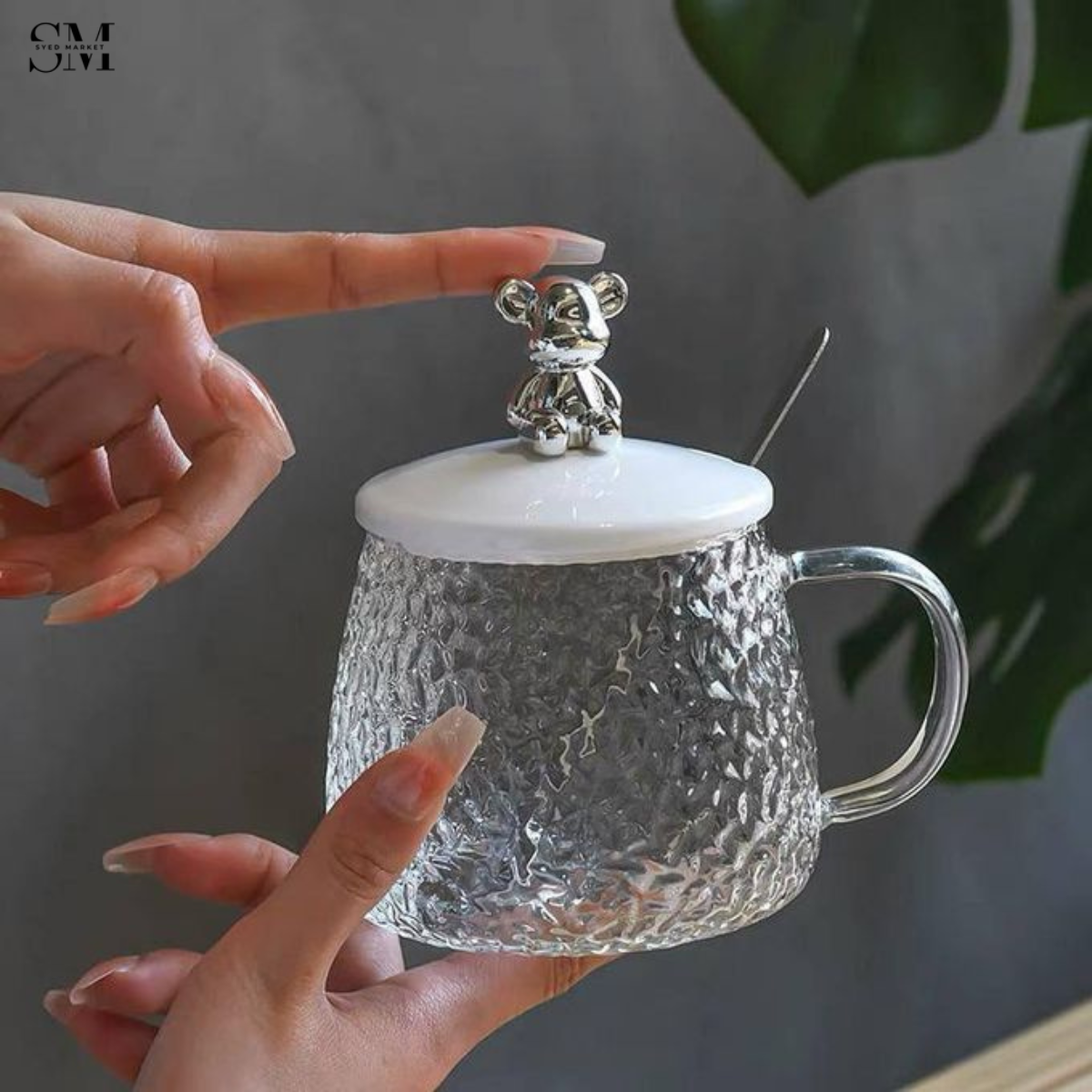 PREMIUM GLASS QUALITY SUGAR CUP – ELEGANT TEA & COFFEE SUGAR CONTAINER