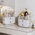 LARGE-CAPACITY MAKEUP STORAGE BOX MULTIFUNCTIONAL VANITY ORGANIZER FOR SKINCARE & JEWELRY