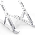 Luxury Adjustable Aluminum Laptop Stand – Foldable Ergonomic Desk Holder