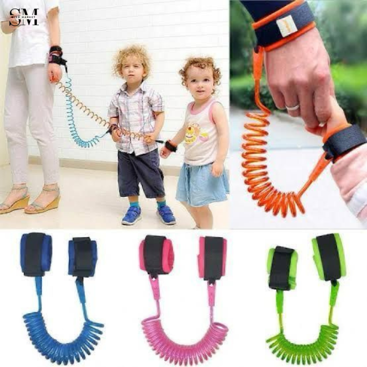 BABY CHILD ANTI LOST STRAPSAFETY WRIST LINK FOR KIDS