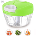 MANUAL PULL-STRING VEGETABLE CHOPPER – MULTI-FUNCTIONAL HAND FOOD PROCESSOR