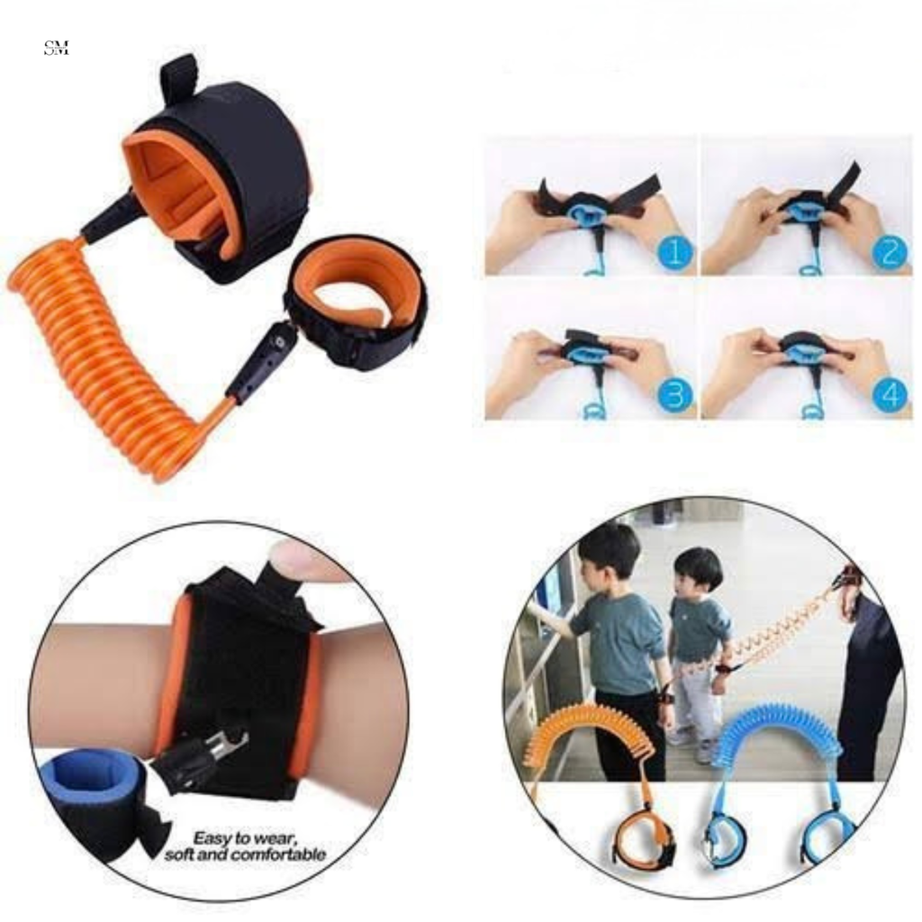 BABY CHILD ANTI LOST STRAPSAFETY WRIST LINK FOR KIDS
