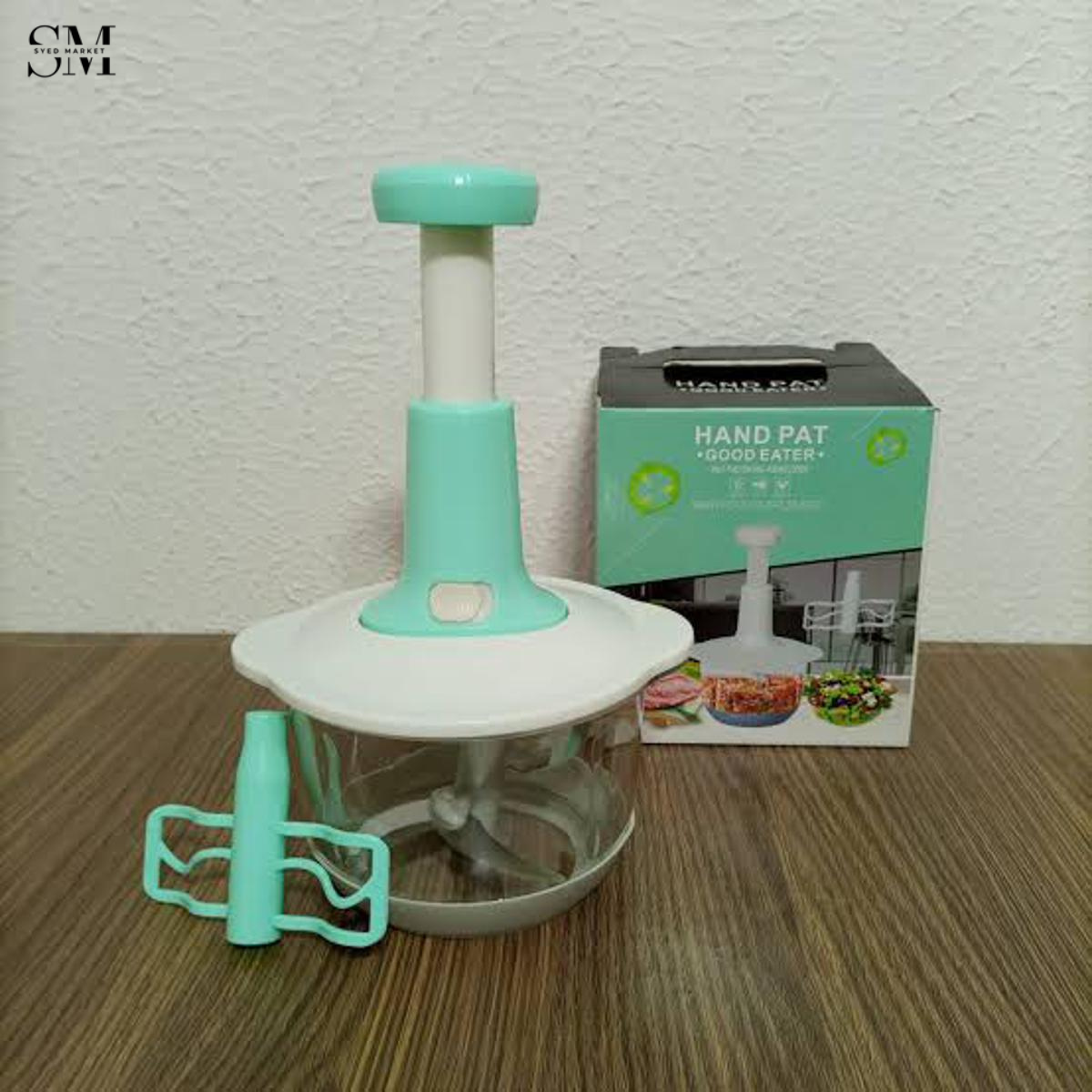 1.5L PLASTIC MANUAL CHOPPER LARGE CAPACITY HAND PULL FOOD CHOPPER