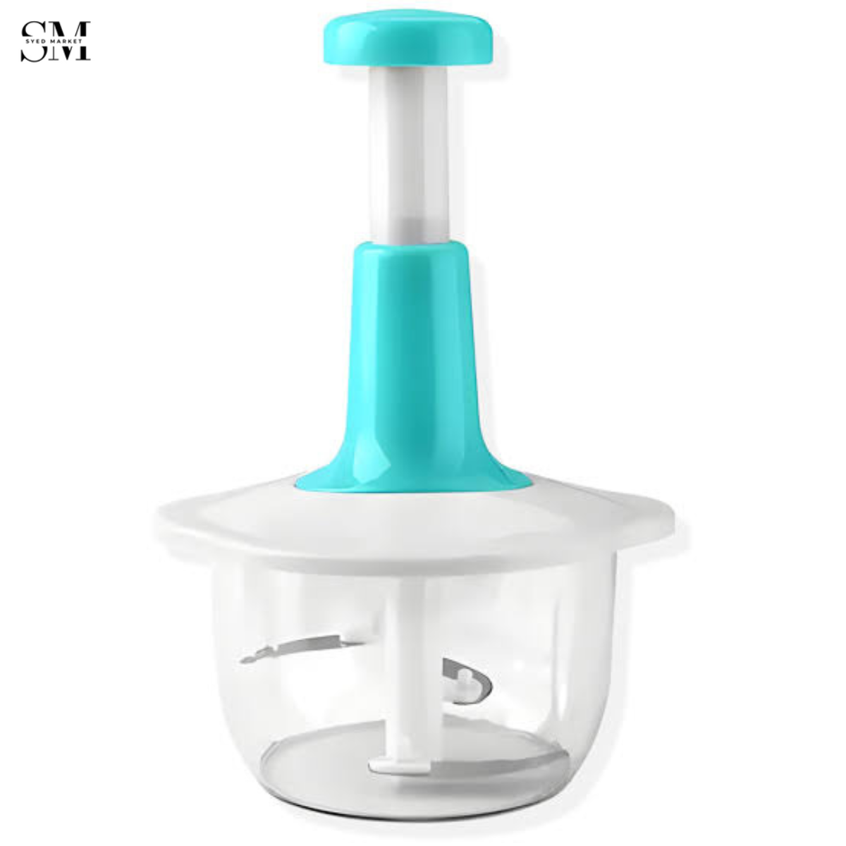 1.5L PLASTIC MANUAL CHOPPER LARGE CAPACITY HAND PULL FOOD CHOPPER