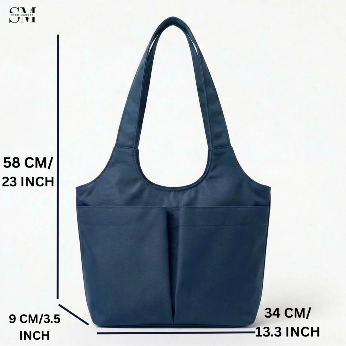 DEEP POCKET MAGNETIC WATERPROOF TOTE LADIES BAG