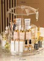 ROTATING UMBRELLA MAKEUP & JEWELRY ORGANIZER
