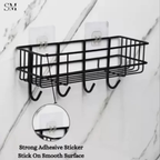 SHELF – WALL MOUNTED WITH ADHESIVE HOOKS