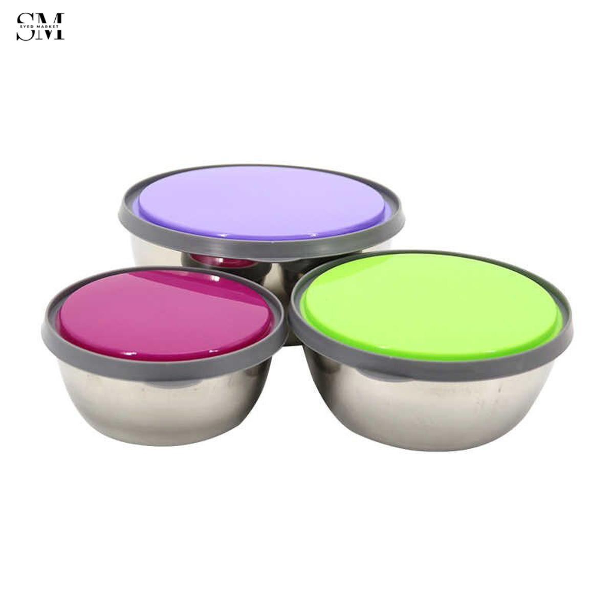 3 PCS PREMIUM AIRTIGHT FOOD STORAGE CONTAINERS – DURABLE & LEAKPROOF