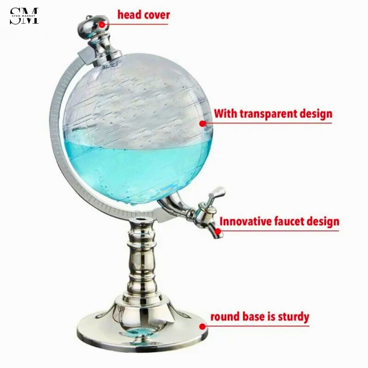 SPHERICAL BEVERAGES DISPENSER