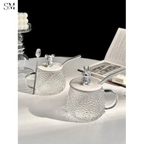 PREMIUM GLASS QUALITY SUGAR CUP – ELEGANT TEA & COFFEE SUGAR CONTAINER