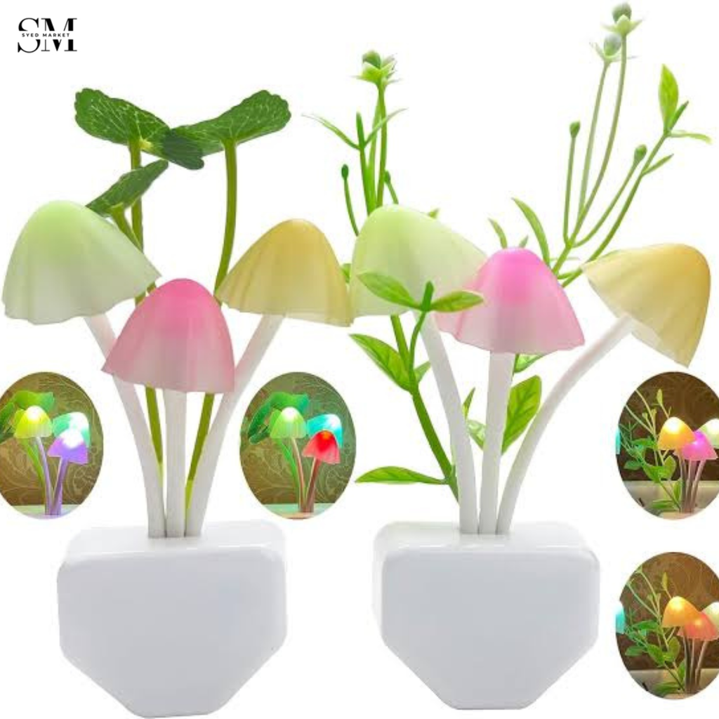MUSHROOM NIGHT LIGHT CUTE LED DECORATIVE LAMP FOR BEDROOM & KIDS ROOM