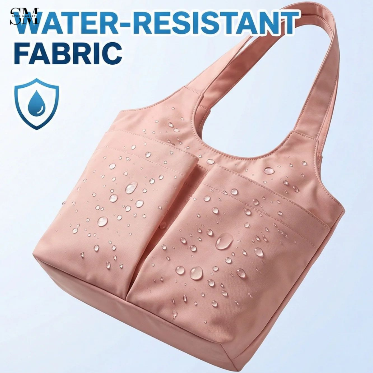 DEEP POCKET MAGNETIC WATERPROOF TOTE LADIES BAG