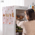 PREMIUM WATERPROOF FRIDGE COVER – DUSTPROOF REFRIGERATOR TOP PROTECTOR WITH STORAGE POCKETS