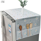 PREMIUM WATERPROOF FRIDGE COVER – DUSTPROOF REFRIGERATOR TOP PROTECTOR WITH STORAGE POCKETS