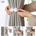 PACK OF 2 MAGNETIC PEARL CURTAIN TIEBACKS – ELEGANT ROPE CURTAIN HOLDBACKS