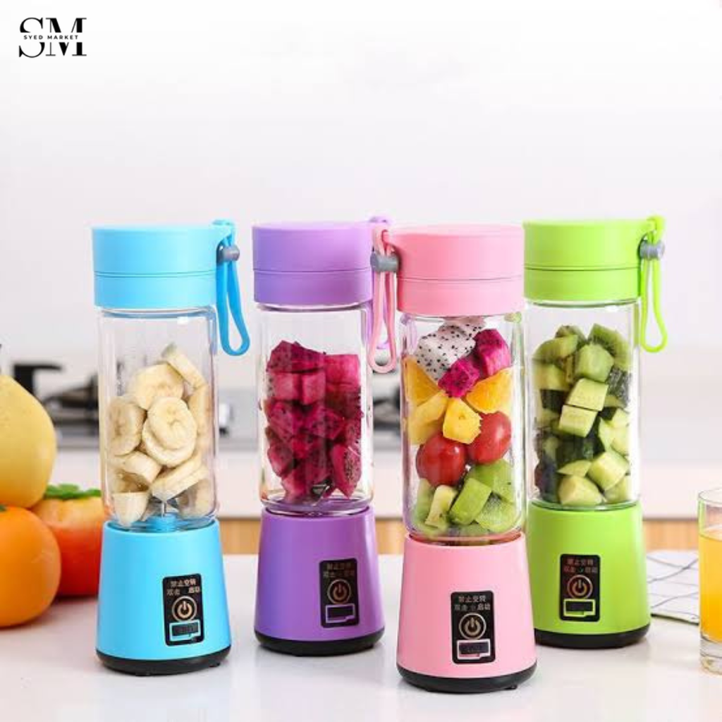 PORTABLE JUICER USB RECHARGEABLE BLENDER FOR SMOOTHIES & JUICE