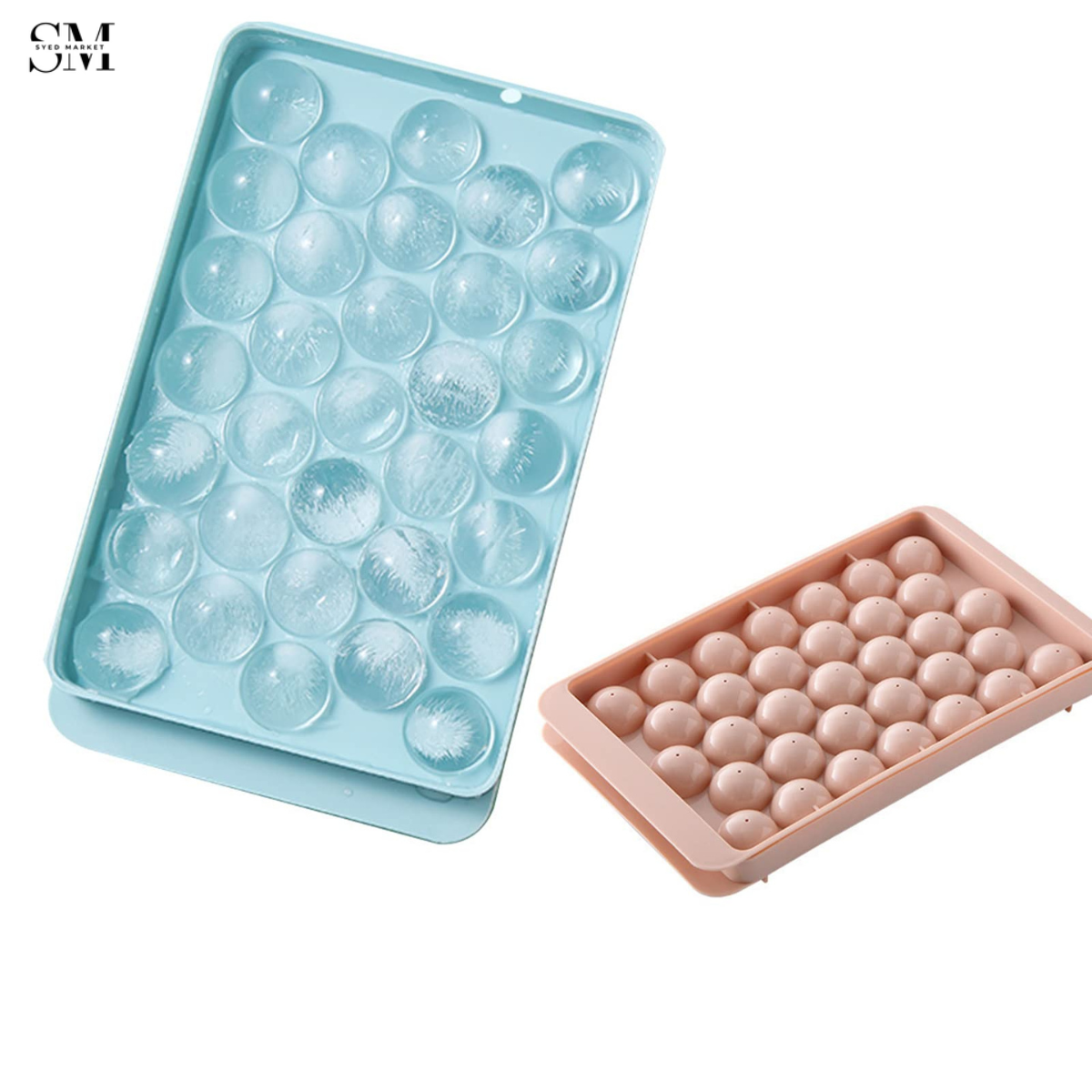 BUBBLE ICE CUBE TRAY – EASY RELEASE SILICONE ICE MOLD FOR DRINKS