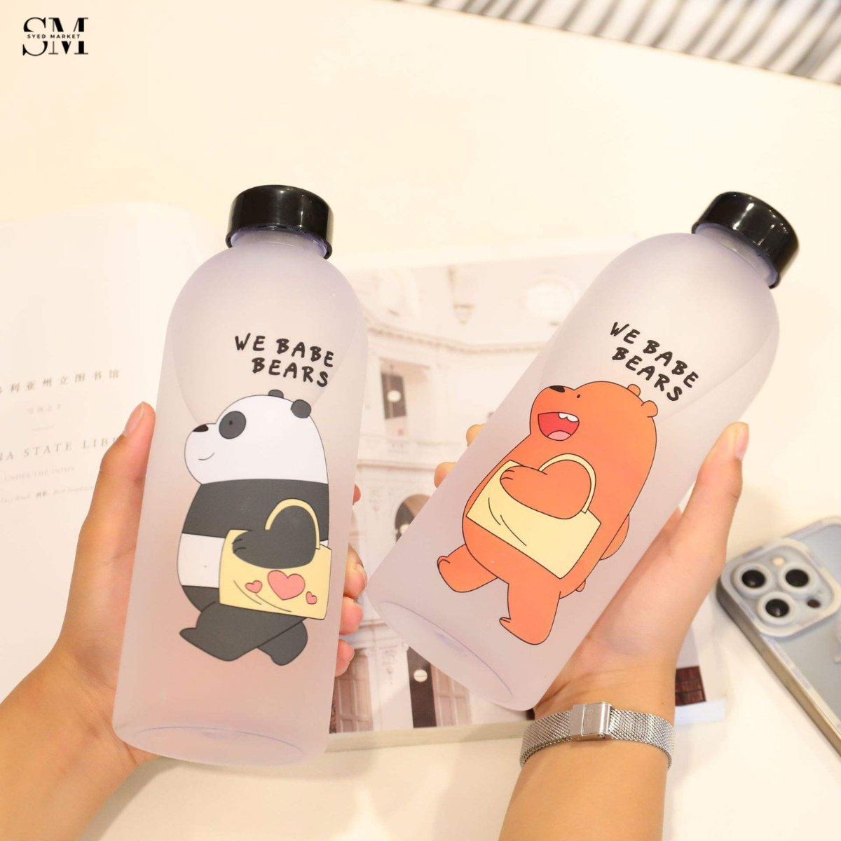 2-IN-1 WE BEARS WATER BOTTLE – CUTE