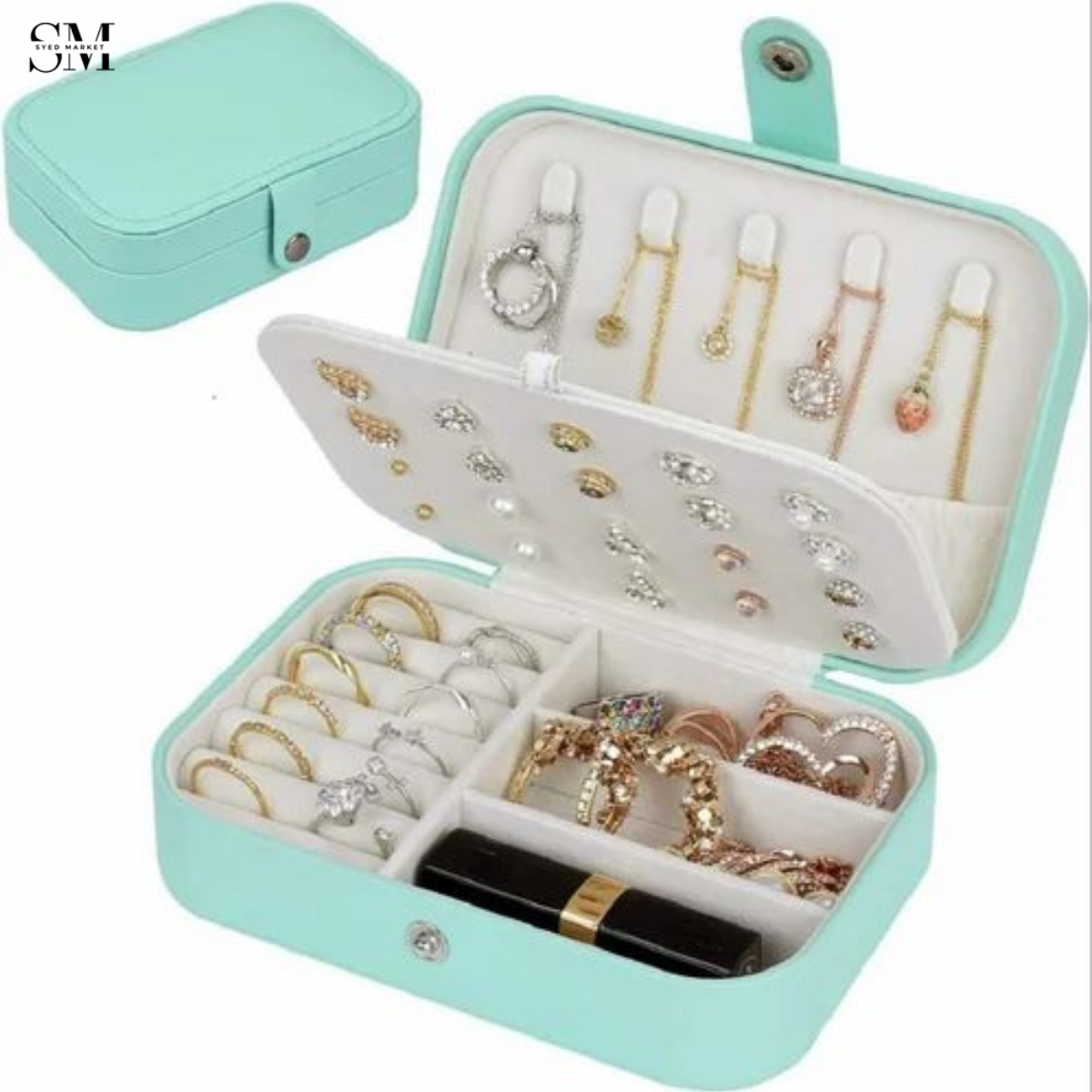 LEATHER JEWELRY ORGANIZER