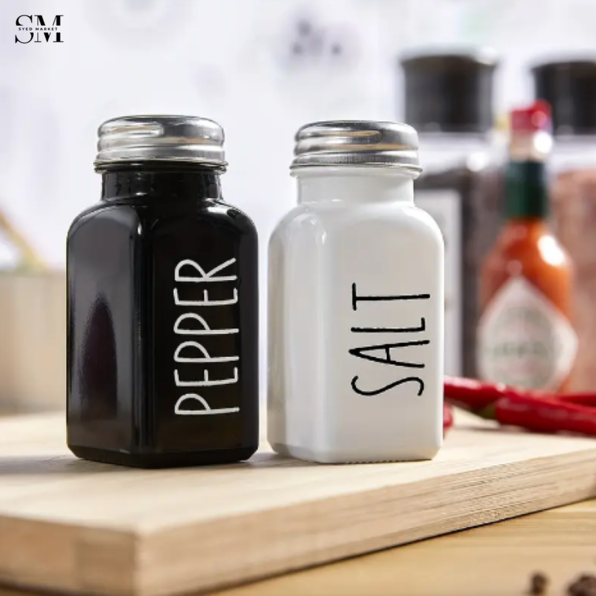 SALT & PEPPER SHAKER SET – MODERN KITCHEN ESSENTIAL