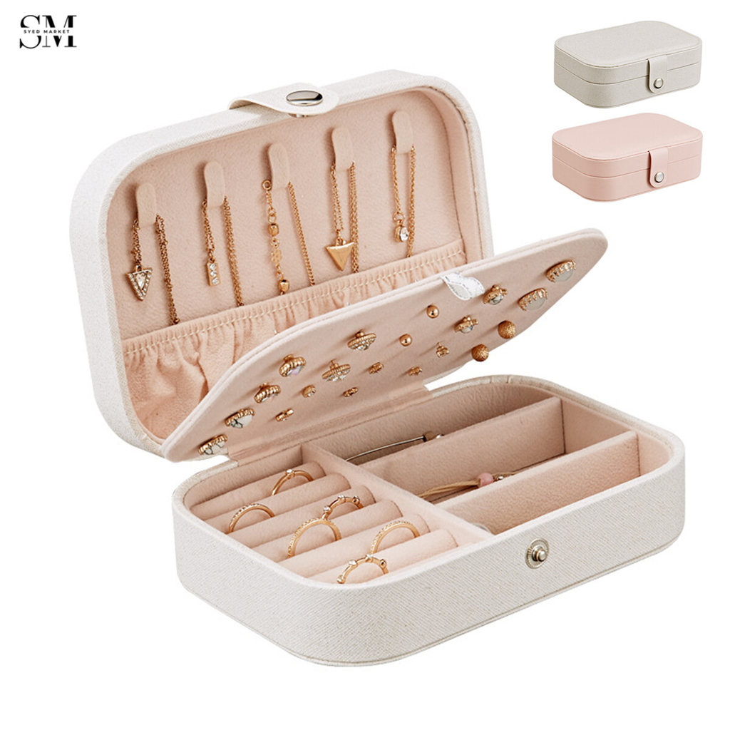 LEATHER JEWELRY ORGANIZER