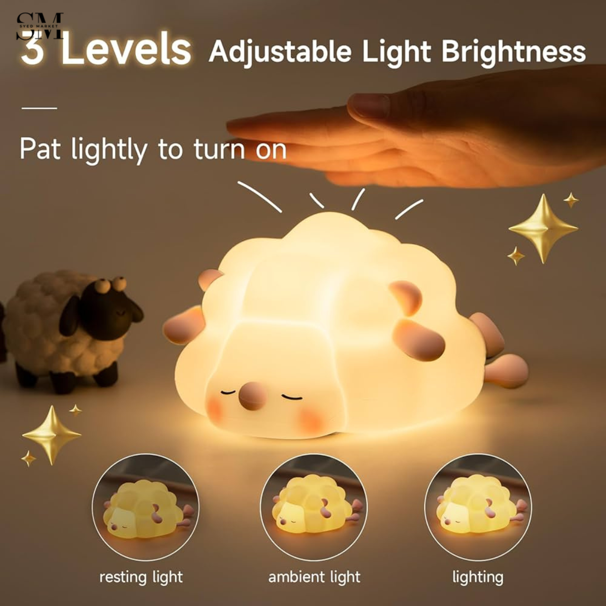 RECHARGEABLE NIGHT SHEEP LAMP