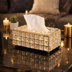 LUXURY CRYSTAL TISSUE BOX HOLDER – ELEGANT HOME DECOR