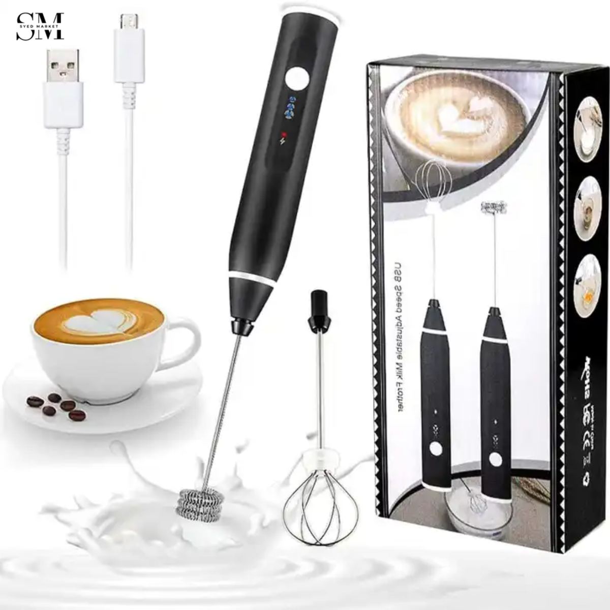 RECHARGEABLE COFFEE BEATER